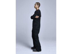 Poederbaas ski broek heren Drekka bib pant black-model-voor-pb270910-001